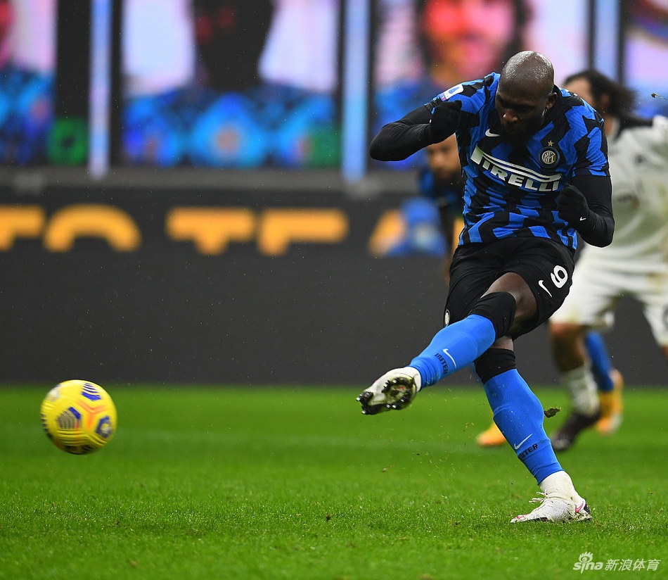[意甲]国米2-1斯佩齐亚 卢卡库点射夺6连胜