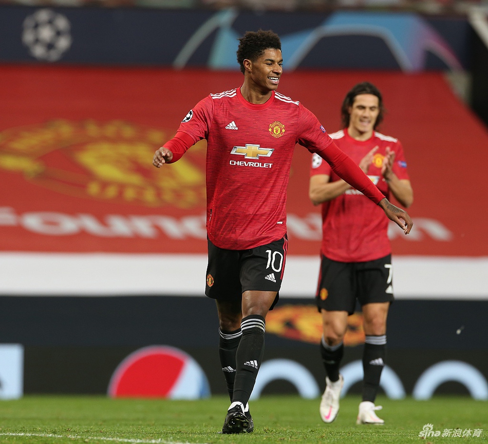[欧冠]曼联5-0莱比锡 拉什福德上演帽子戏法