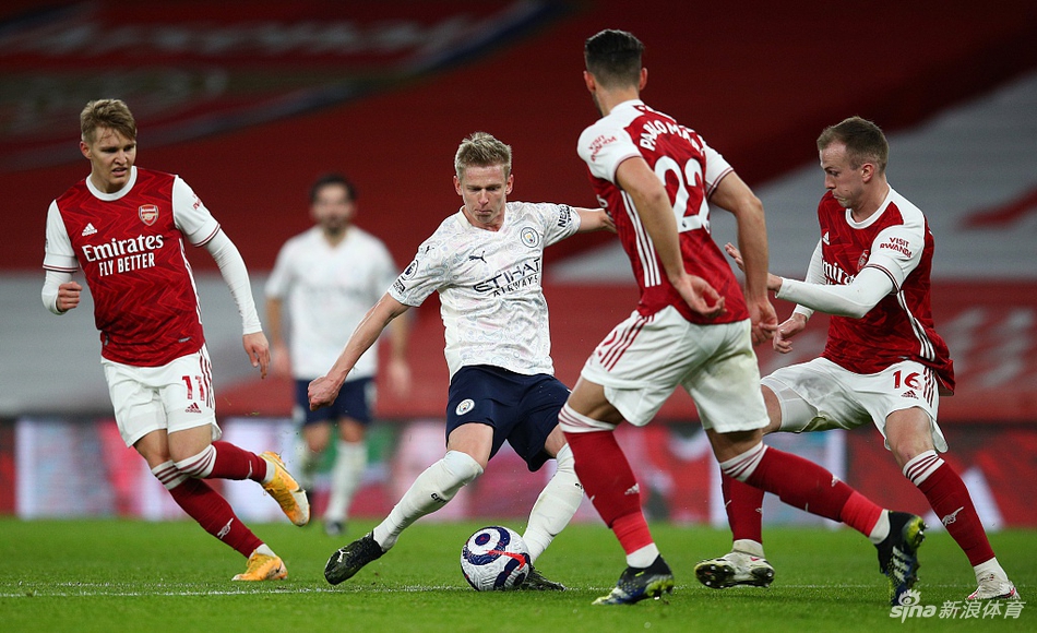 [英超]阿森纳0-1曼城