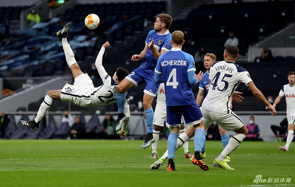 [欧联杯]热刺4-0沃尔夫斯贝格 阿里倒挂金钩