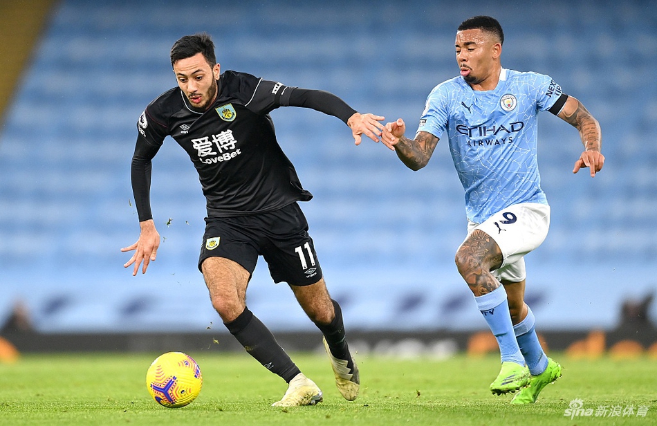 [英超]曼城5-0伯恩利 马赫雷斯戴帽