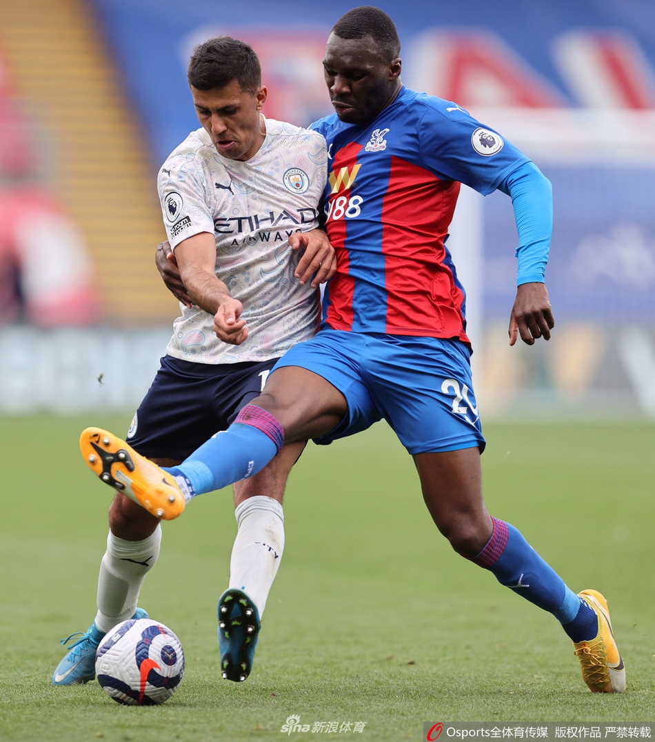 [英超]水晶宫0-2曼城 阿圭罗破门