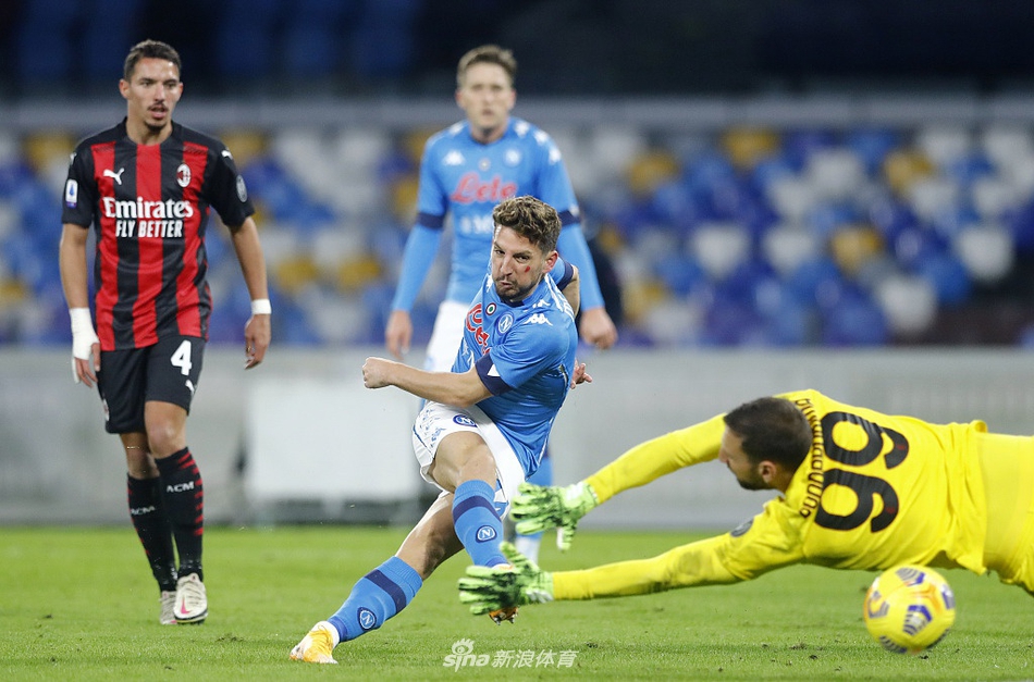 [意甲]那不勒斯1-3AC米兰 伊布两球