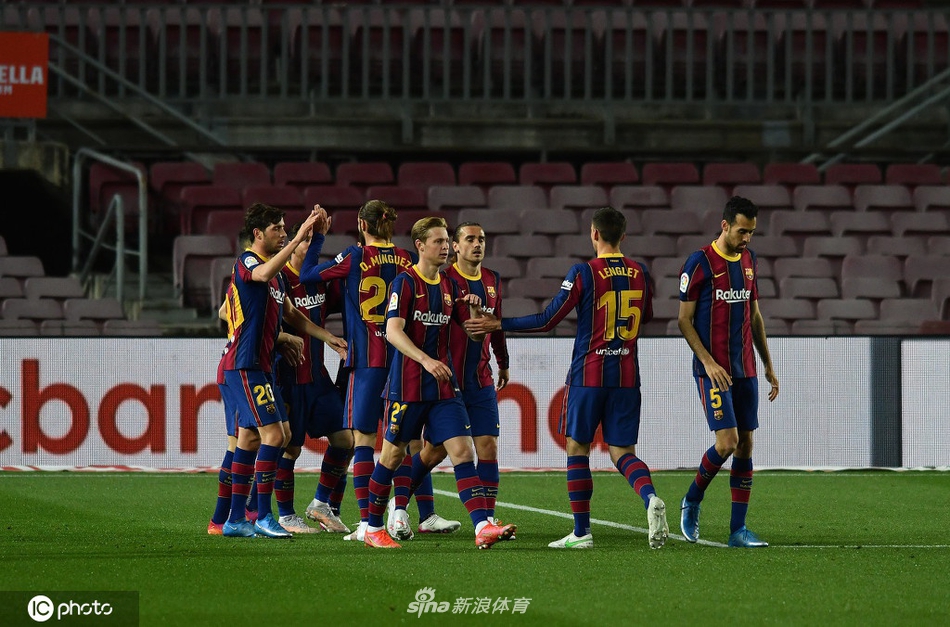 [西甲]巴萨5-2赫塔菲 梅西两射一传