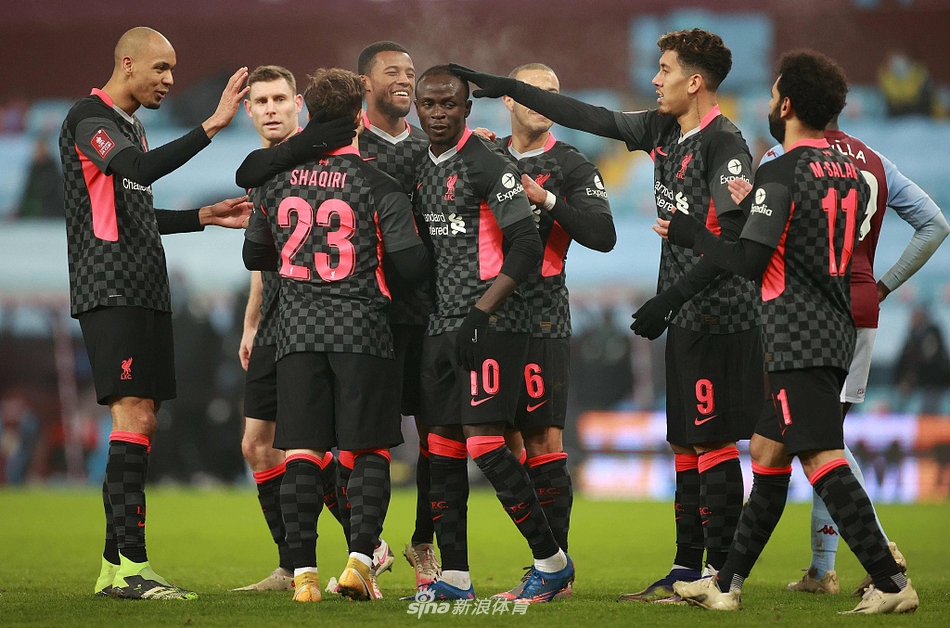 [足总杯]维拉1-4利物浦 马内两球