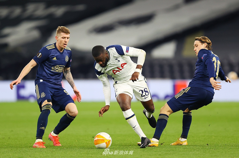 [欧联杯]热刺2-0萨格勒布迪那摩 凯恩两球