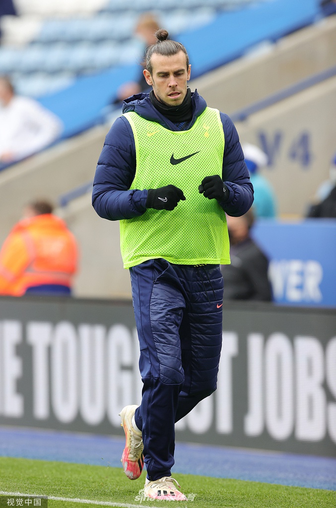 [英超]莱斯特2-4热刺 贝尔两球