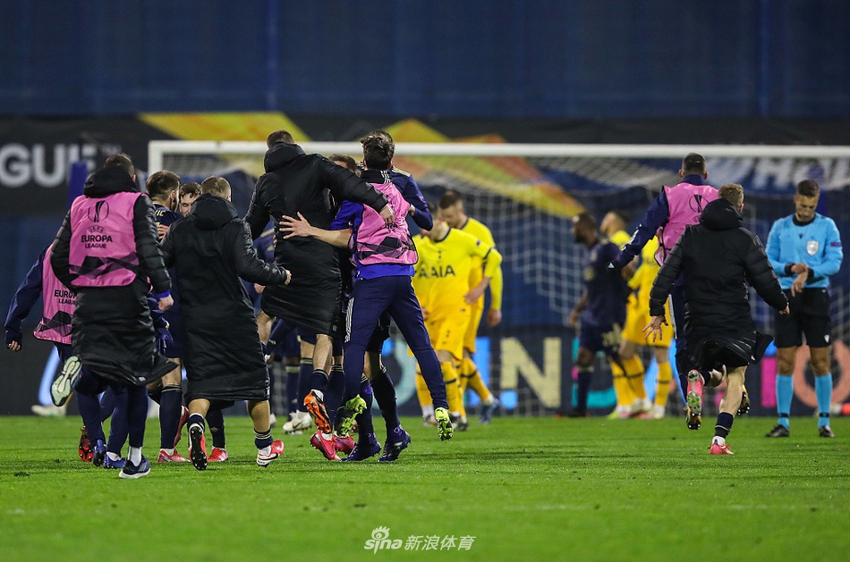 [欧联杯]萨格勒布迪那摩3-0热刺神奇翻盘