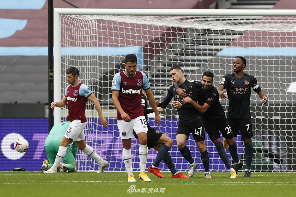 [英超]西汉姆1-1曼城
