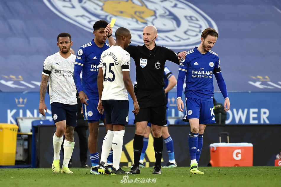 [英超]莱斯特0-2曼城