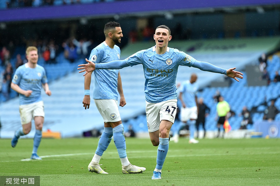 [英超]曼城5-0埃弗顿 阿圭罗两球