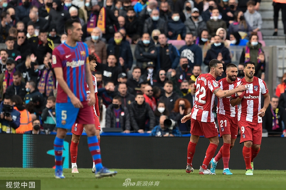 [西甲]巴萨4-2马竞 阿尔维斯传射