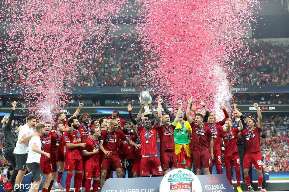 利物浦夺得欧洲超级杯