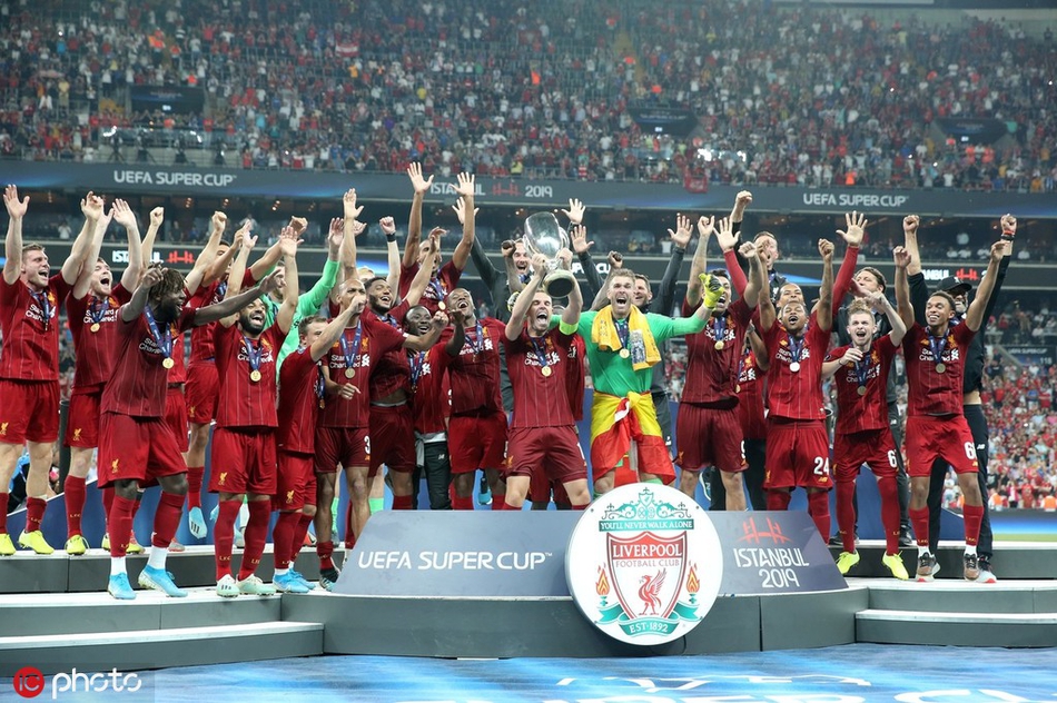 利物浦夺得欧洲超级杯