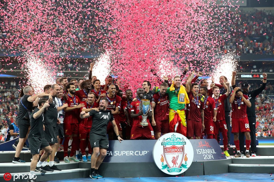 利物浦夺得欧洲超级杯