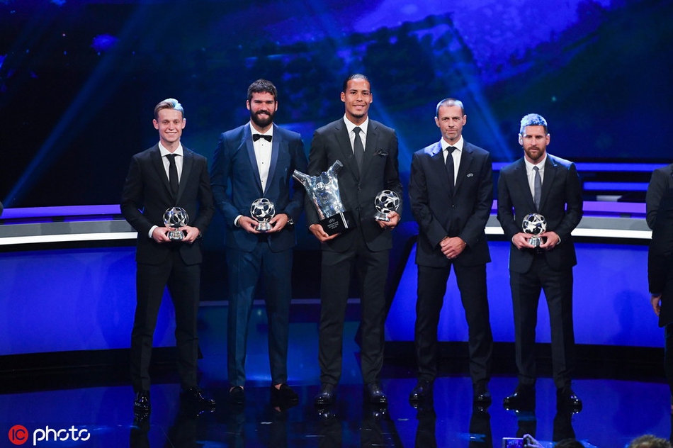 欧冠小组赛抽签&欧足联颁奖仪式