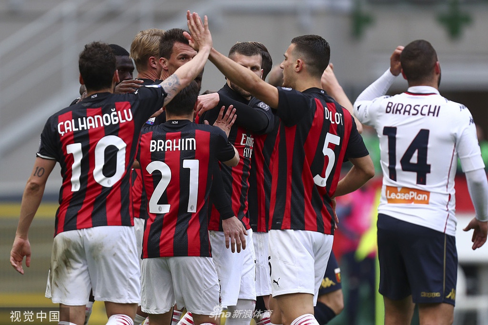 [意甲]AC米兰2-1热那亚