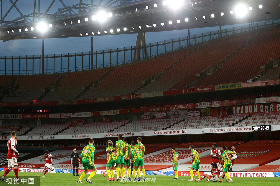 [英超]阿森纳3-1西布朗 西布朗降级