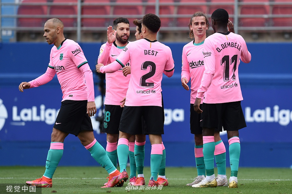 [西甲]埃瓦尔0-1巴萨 格列兹曼绝杀