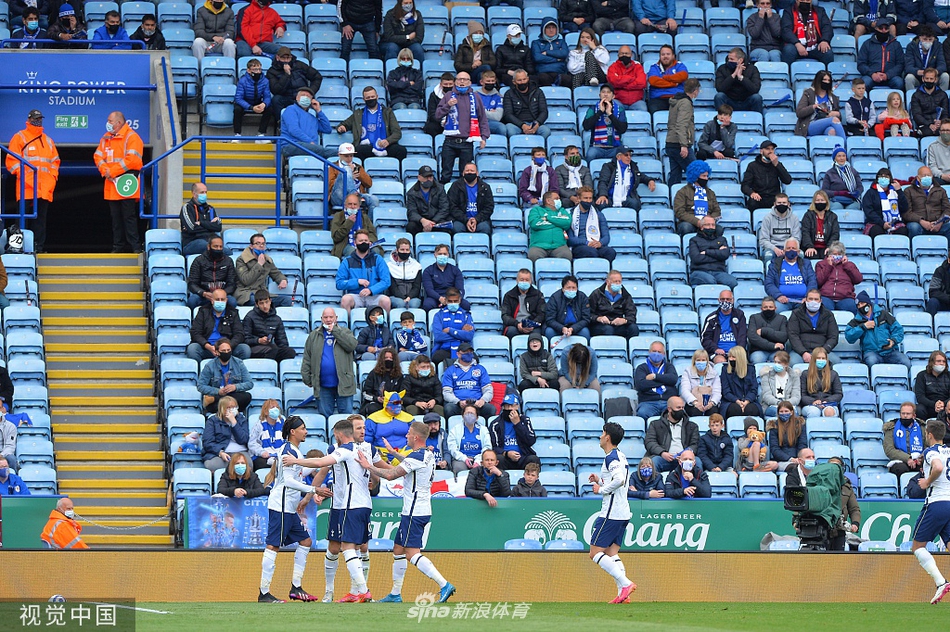 [英超]莱斯特2-4热刺 贝尔两球