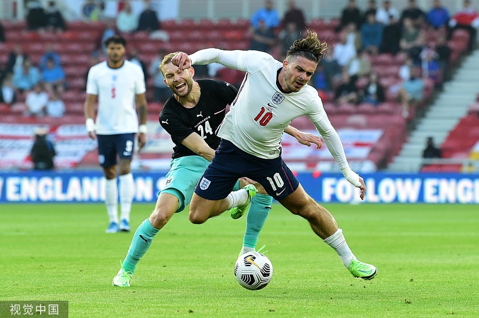 [热身赛]英格兰1-0奥地利 萨卡破门