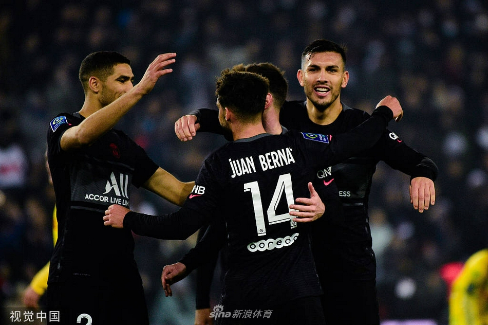 [法甲]巴黎圣日耳曼3-1南特 梅西破门