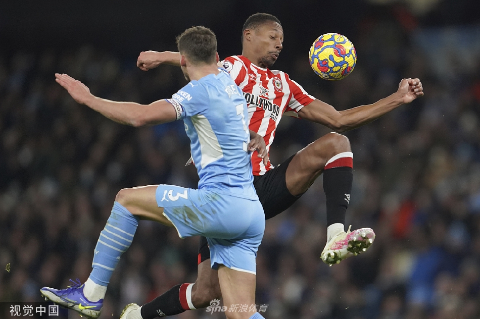 [英超]曼城2-0布伦特福德 德布劳内破门