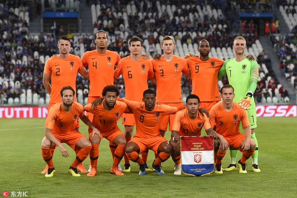 荷兰首发阵容