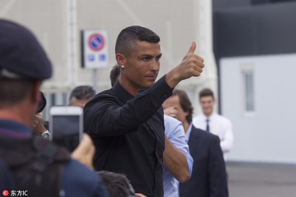C罗心情不错