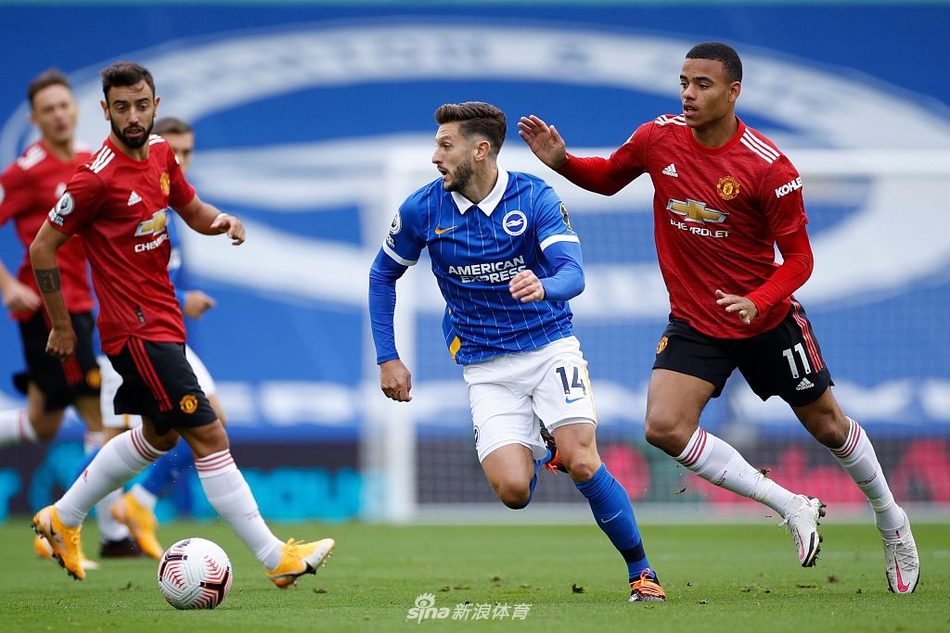 [英超]布莱顿2-3曼联 B费压哨点杀