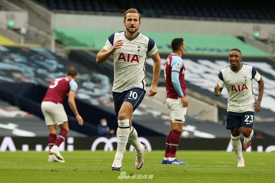[英超]热刺连丢3球遭绝平 3-3西汉姆