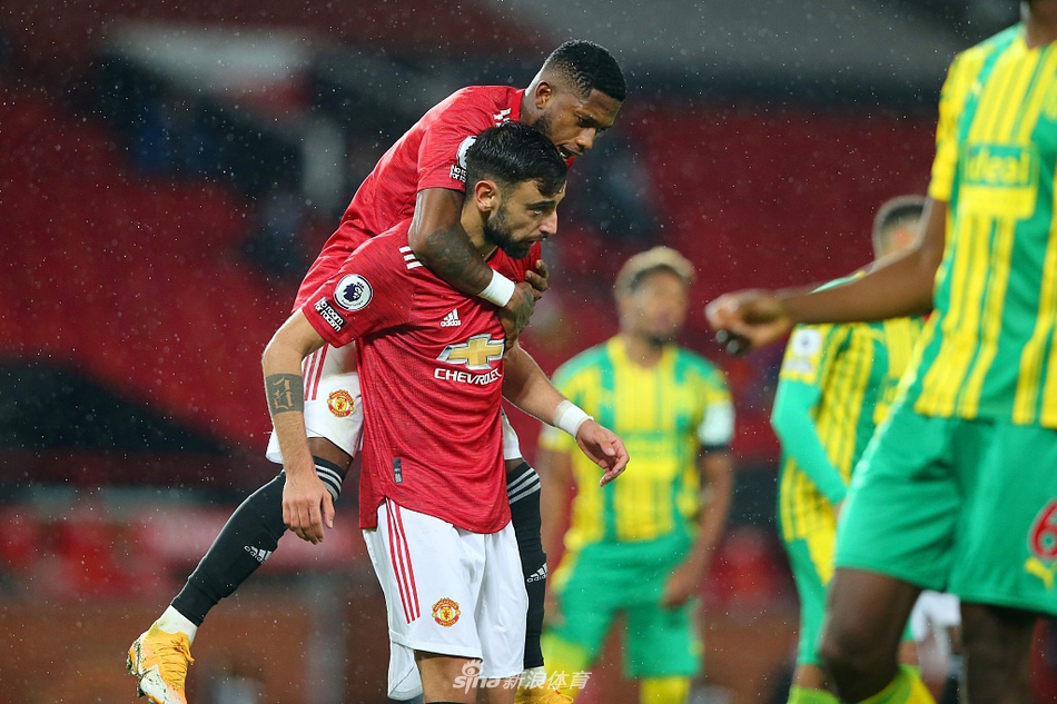 [英超]曼联1-0西布朗 B费点杀