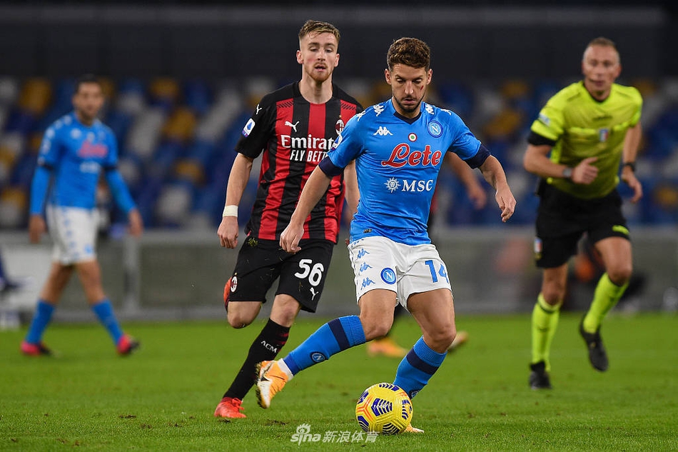 [意甲]那不勒斯1-3AC米兰 伊布两球