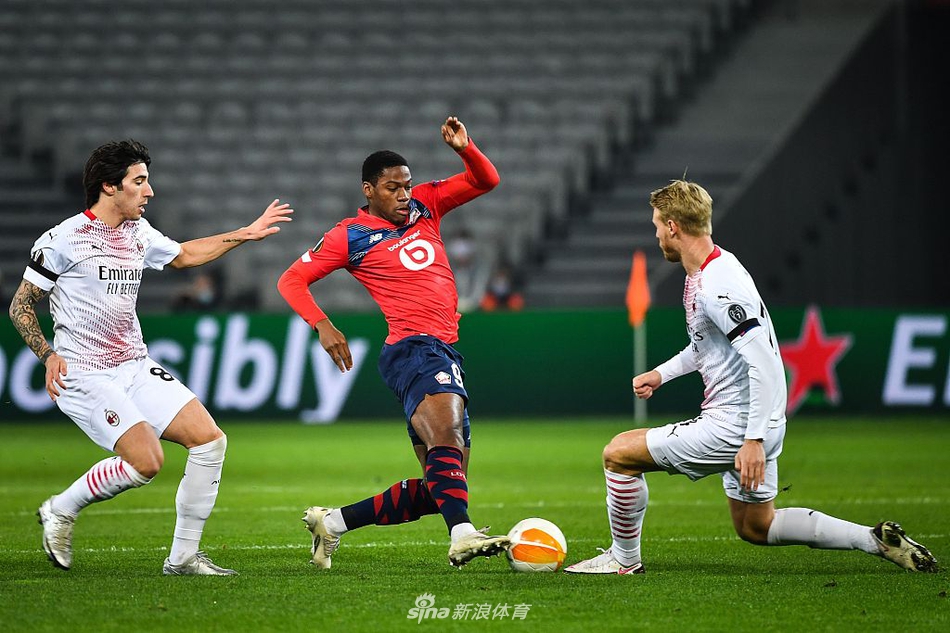 [欧联杯]里尔1-1AC米兰