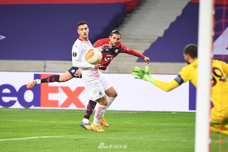 [欧联杯]里尔1-1AC米兰