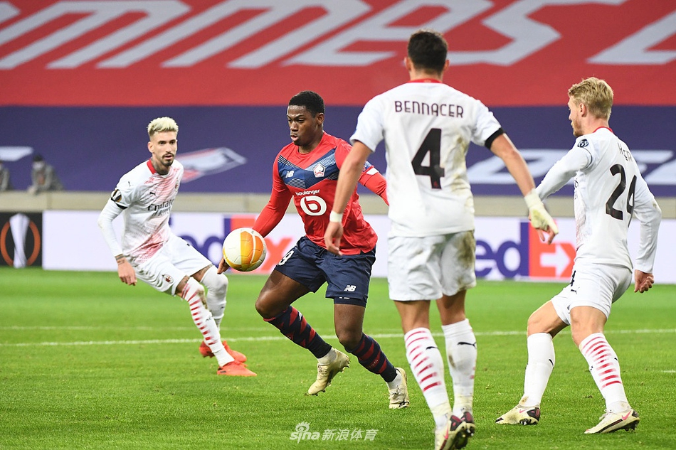 [欧联杯]里尔1-1AC米兰