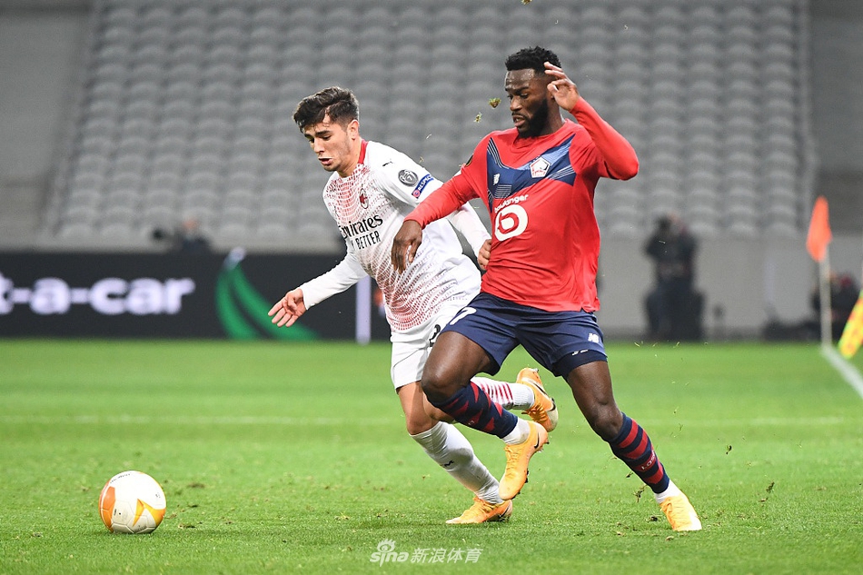 [欧联杯]里尔1-1AC米兰