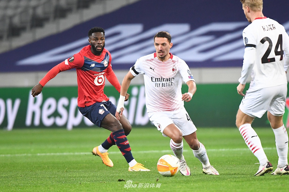 [欧联杯]里尔1-1AC米兰