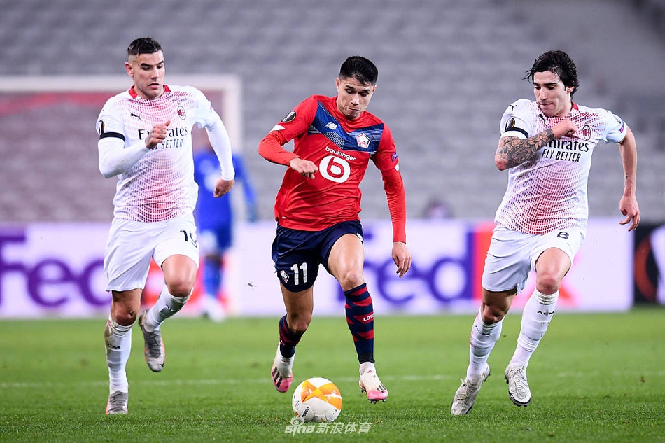 [欧联杯]里尔1-1AC米兰
