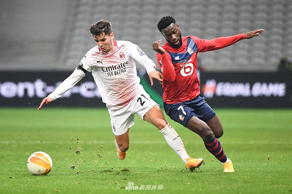 [欧联杯]里尔1-1AC米兰
