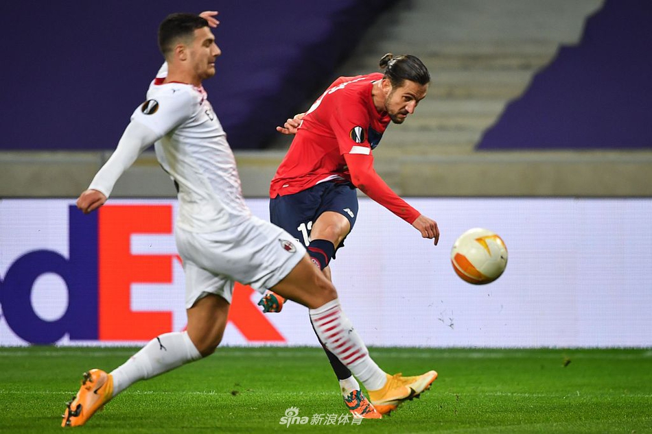 [欧联杯]里尔1-1AC米兰