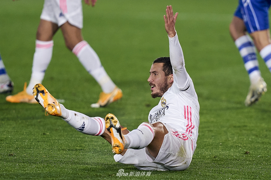 [西甲]皇马1-2阿拉维斯 阿扎尔伤退