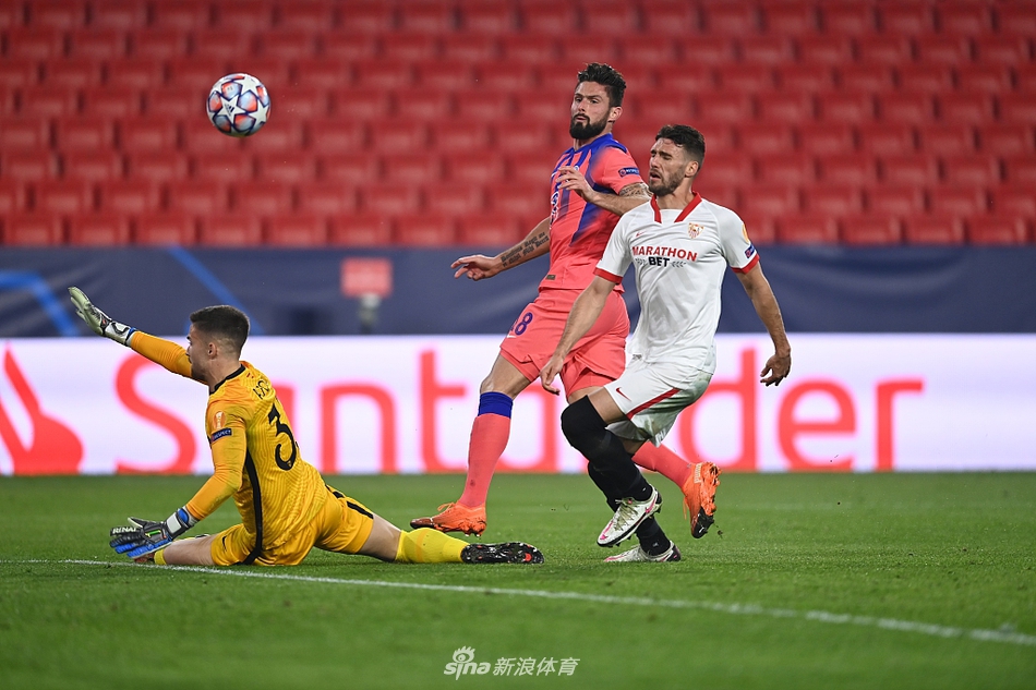 [欧冠]塞维利亚0-4切尔西 吉鲁大四喜