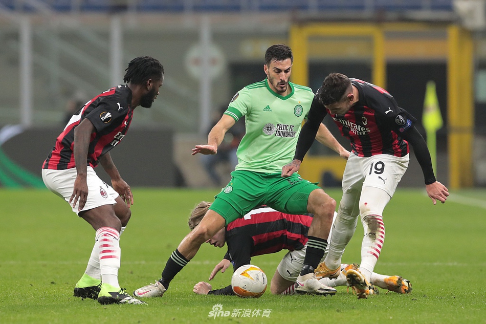 [欧联杯]AC米兰4-2凯尔特人 海于格传射
