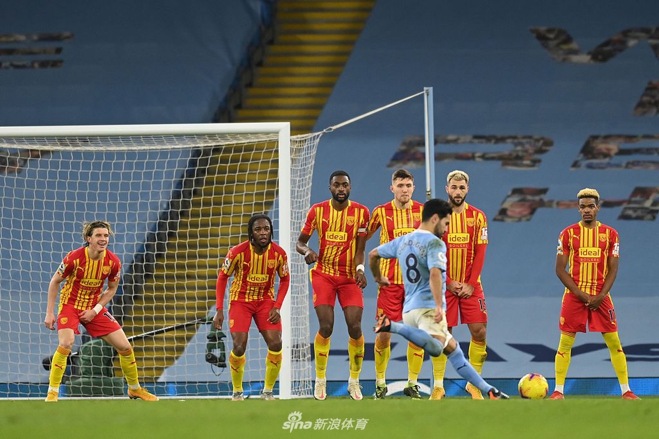 [英超]曼城1-1西布朗