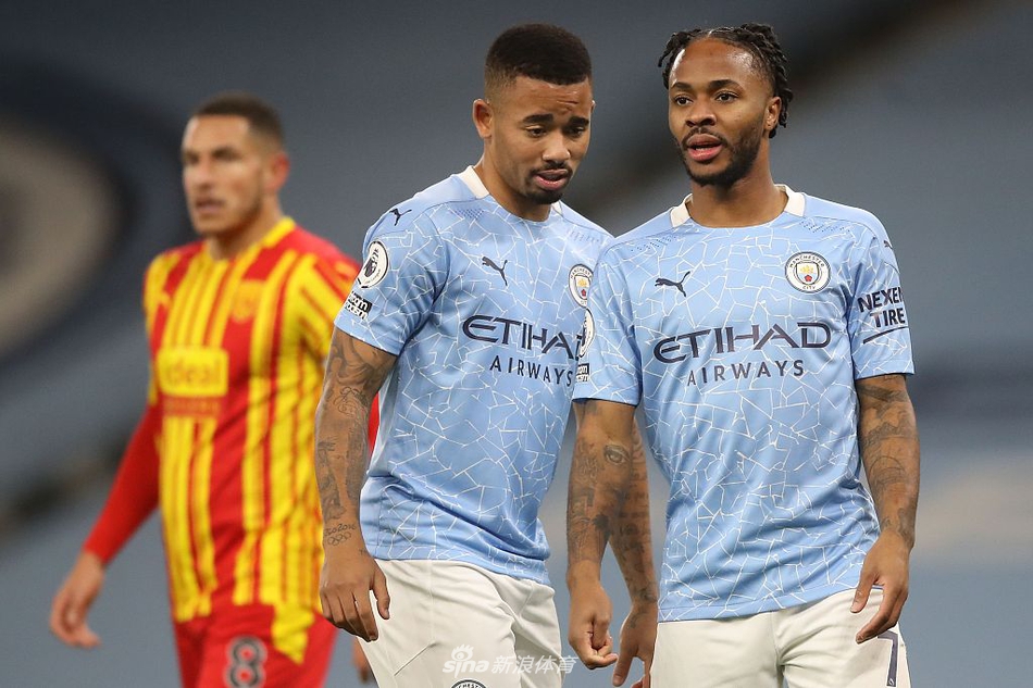 [英超]曼城1-1西布朗
