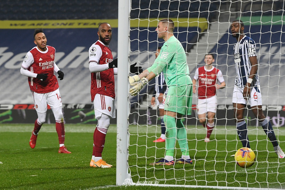 [英超]西布朗0-4阿森纳 拉卡泽特两球