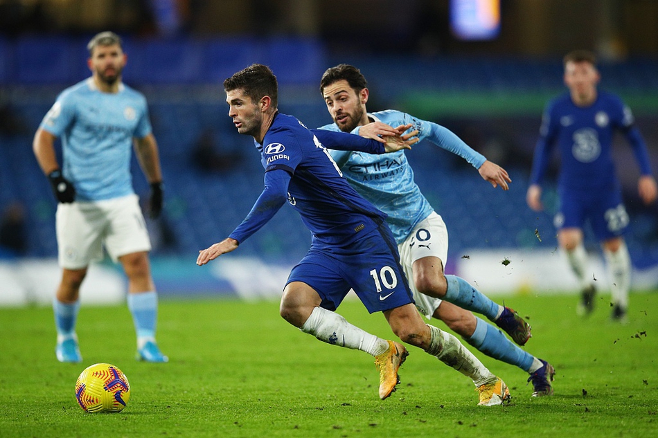 [英超]切尔西1-3曼城 德布劳内传射