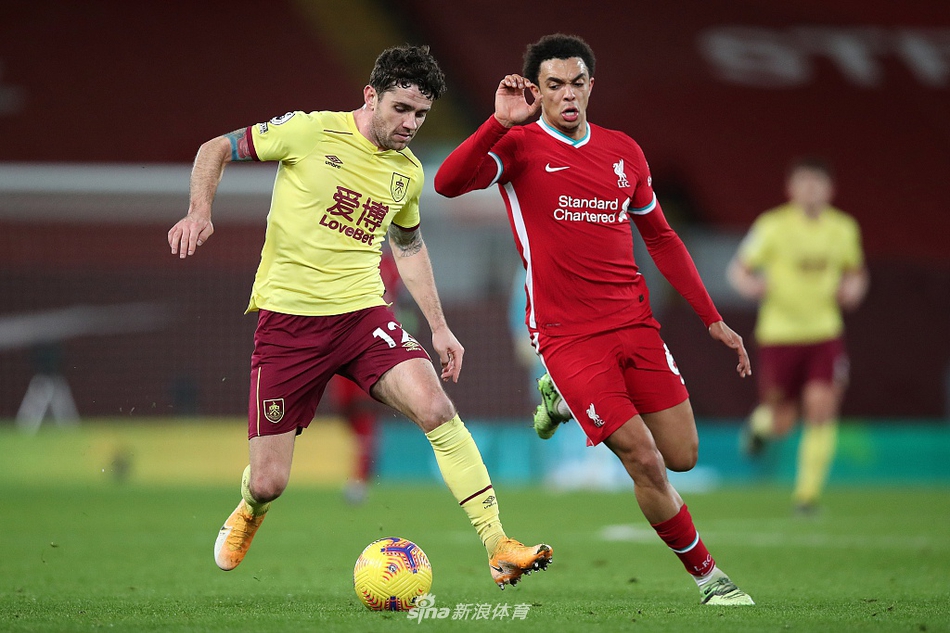 [英超]利物浦0-1伯恩利 68场不败终结