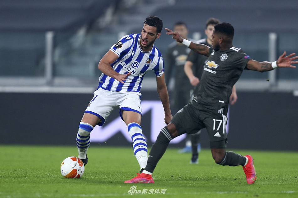 [欧联杯]皇家社会0-4曼联 B费两球